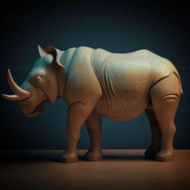 3D model Parastrapotherium (STL)